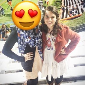 embroidered ruffle top